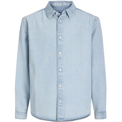 Jack & Jones Jornorrebro Denim Shirt Ls Jnr 152 Blue 152 Jack & Jones Jornorrebro Denim Shirt Ls Jnr 152 Blue 152