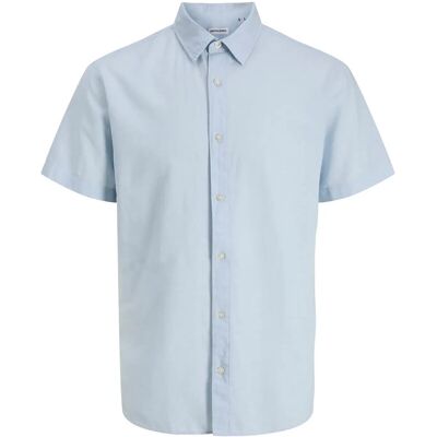 Jack & Jones Jjebreeze Linen Blend Shirt S/S Sn Jnr 140 Blue 140 Jack & Jones Jjebreeze Linen Blend Shirt S/S Sn Jnr 140 Blue 140
