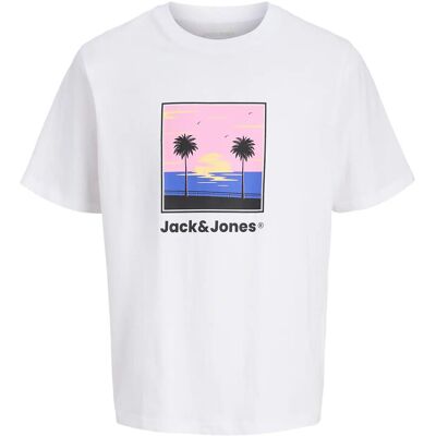 Jack & Jones Jjperry Tee Ss Crew Neck Jnr 164 White 164 Jack & Jones Jjperry Tee Ss Crew Neck Jnr 164 White 164