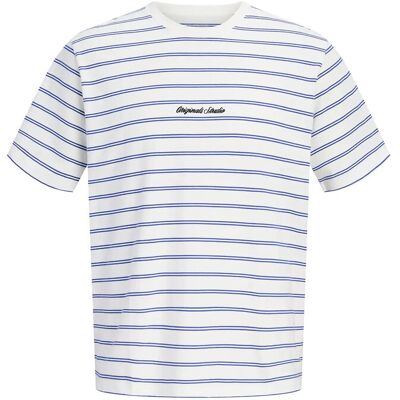 Jack & Jones Jornorrebro Stripe Tee Ss Cn Jnr 152 White 152 Jack & Jones Jornorrebro Stripe Tee Ss Cn Jnr 152 White 152