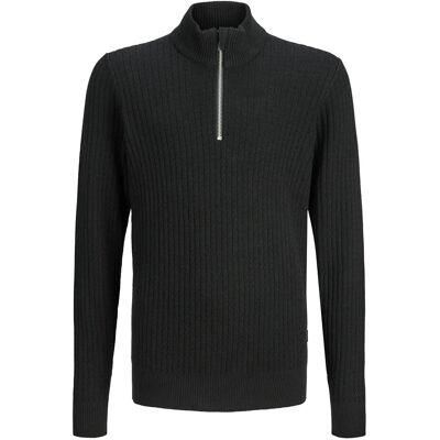 Jack & Jones Jprblubarkley Knit Half Zip Jnr 164 Black 164 Jack & Jones Jprblubarkley Knit Half Zip Jnr 164 Black 164