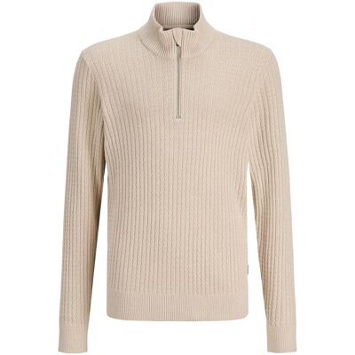 Jack & Jones Jprblubarkley Knit Half Zip Jnr 140 Beige 140 Jack & Jones Jprblubarkley Knit Half Zip Jnr 140 Beige 140