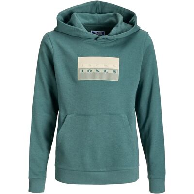 Jack & Jones Jcofusion Graphic Sweat Hood Sn Jnr 140 Green 140 Jack & Jones Jcofusion Graphic Sweat Hood Sn Jnr 140 Green 140