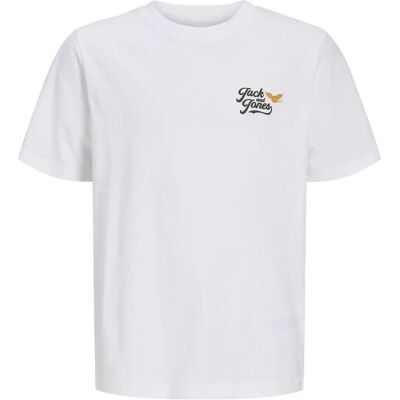Jack & Jones Jjlegend Tee Ss Crew Neck Jnr 140 White 140 Jack & Jones Jjlegend Tee Ss Crew Neck Jnr 140 White 140