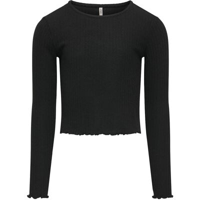 Kids Only Kognella L/S O-Neck Top Jrs Noos 146-152 Black 146-152 Kids Only Kognella L/S O-Neck Top Jrs Noos 146-152 Black 146-152