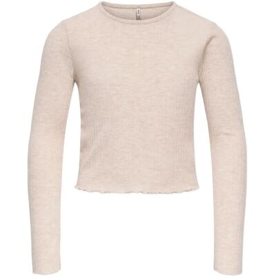 Kids Only Kognella L/S O-Neck Top Jrs Noos 122-128 Cream 122-128 Kids Only Kognella L/S O-Neck Top Jrs Noos 122-128 Cream 122-128