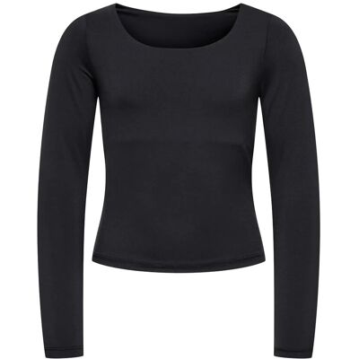 Kids Only Kogea L/S 2-Ways Fit Top Jrs Noos 134-140 Black 134-140 Kids Only Kogea L/S 2-Ways Fit Top Jrs Noos 134-140 Black 134-140