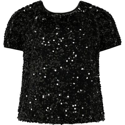 Kids Only Kogconfidence Life Sequin S/S Top Jrs 134-140 Black 134-140 Kids Only Kogconfidence Life Sequin S/S Top Jrs 134-140 Black 134-140