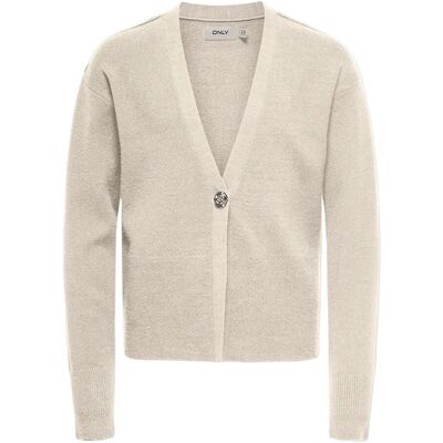 Kids Only Kogkatia Ls Bling Cardigan Knt 146-152 Beige 146-152 Kids Only Kogkatia Ls Bling Cardigan Knt 146-152 Beige 146-152