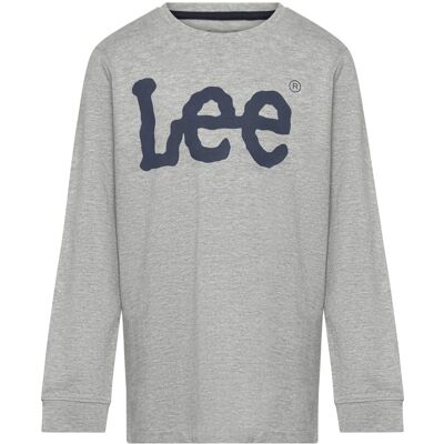 Lee Jeans Wobbly Graphic Ls T-Shirt 122 Grey 122 Lee Jeans Wobbly Graphic Ls T-Shirt 122 Grey 122