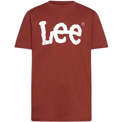 Lee Jeans Wobbly Graphic T-Shirt 134 Burgundy 134 Lee Jeans Wobbly Graphic T-Shirt 134 Burgundy 134