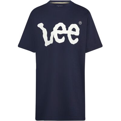 Lee Jeans Wobbly Graphic T-Shirt 176 Navy 176 Lee Jeans Wobbly Graphic T-Shirt 176 Navy 176