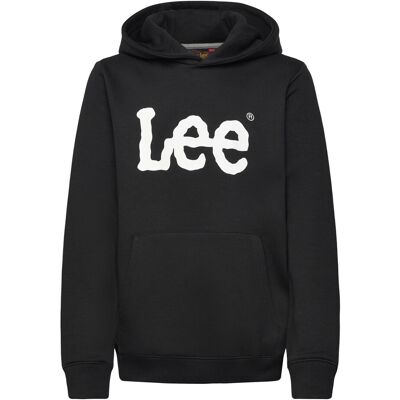 Lee Jeans Wobbly Graphic Bb Oth Hoodie 128 Black 128 Lee Jeans Wobbly Graphic Bb Oth Hoodie 128 Black 128