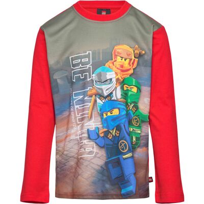 Lego Lwtaffy 608 - T-Shirt L/S. 104 Red 104 Lego Lwtaffy 608 - T-Shirt L/S. 104 Red 104