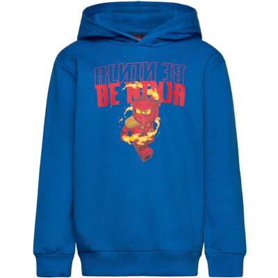 Lego Lwsaku 701 -Hooded Sweatshirt 104 Blue 104 Lego Lwsaku 701 -Hooded Sweatshirt 104 Blue 104