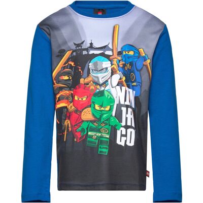Lego Lwtaffy 707 - T-Shirt L/S 152 Blue 152 Lego Lwtaffy 707 - T-Shirt L/S 152 Blue 152