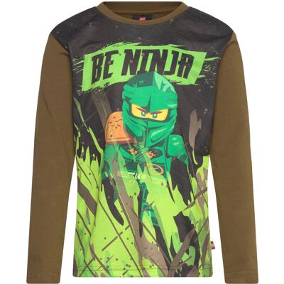 Lego Ninjago® T-Shirt L/S - Lwtaffy 702 110 Green 110 Lego Ninjago® T-Shirt L/S - Lwtaffy 702 110 Green 110