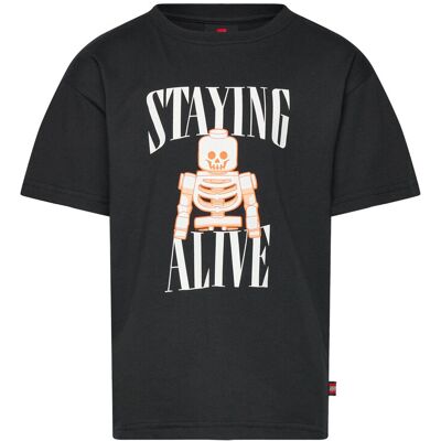 Lego Lwtaffy 711 - T-Shirt S/S 104 Black 104 Lego Lwtaffy 711 - T-Shirt S/S 104 Black 104