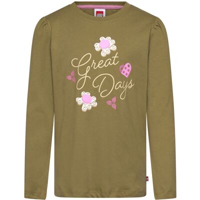 Lego Lwtuna 100 - T-Shirt L/S 146 Khaki 146 Lego Lwtuna 100 - T-Shirt L/S 146 Khaki 146