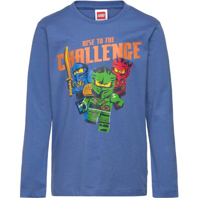 Lego Lwtaj 100 - T-Shirt L/S 134 Blue 134 Lego Lwtaj 100 - T-Shirt L/S 134 Blue 134