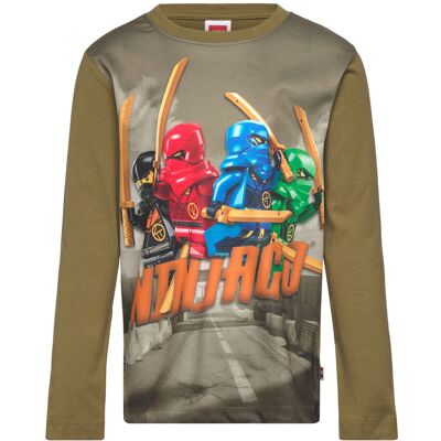 Lego Lwtaj 101 - T-Shirt L/S 134 Khaki 134 Lego Lwtaj 101 - T-Shirt L/S 134 Khaki 134