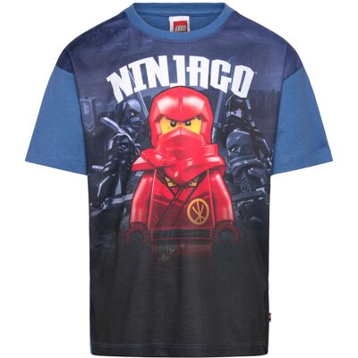 Lego Lwtaj 104 - T-Shirt S/S 134 Blue 134 Lego Lwtaj 104 - T-Shirt S/S 134 Blue 134