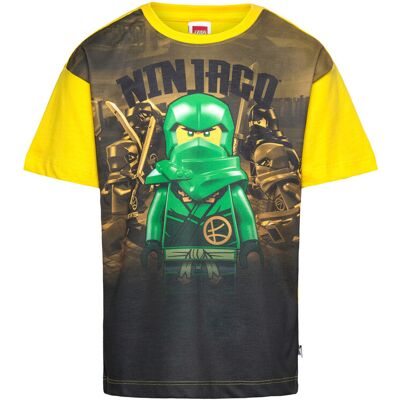 Lego Lwtaj 104 - T-Shirt S/S 104 Yellow 104 Lego Lwtaj 104 - T-Shirt S/S 104 Yellow 104