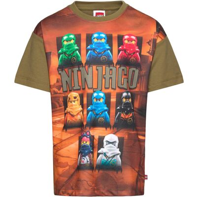 Lego Lwtaj 107 - T-Shirt S/S 116 Khaki 116 Lego Lwtaj 107 - T-Shirt S/S 116 Khaki 116