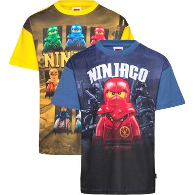 Lego Lwtaj 119 - 2 Pack T-Shirt S/S 152 Patterned 152 Lego Lwtaj 119 - 2 Pack T-Shirt S/S 152 Patterned 152