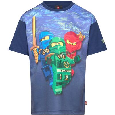Lego Lwtaffy 309 - T-Shirt S/S 104 Blue 104 Lego Lwtaffy 309 - T-Shirt S/S 104 Blue 104