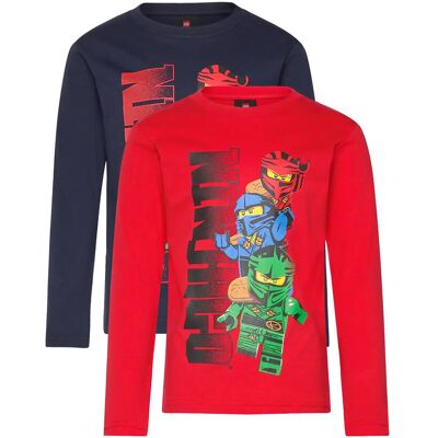 Lego Lwtaffy 618 - 2Pack T-Shirt Ls 146 Patterned 146 Lego Lwtaffy 618 - 2Pack T-Shirt Ls 146 Patterned 146