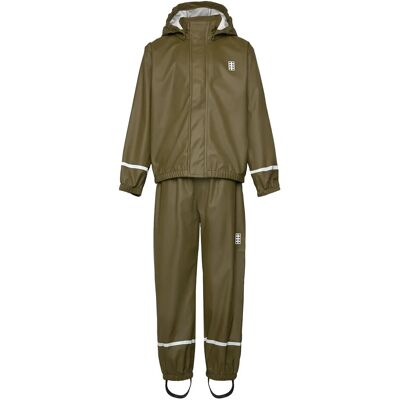 Lego Lwjori 200 - Pu Rain Set 140 Khaki 140 Lego Lwjori 200 - Pu Rain Set 140 Khaki 140