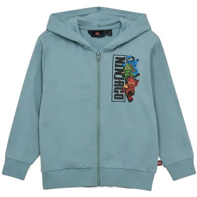 Lego Lwsaku 605 - Hooded Sweatshirt 122 Blue 122 Lego Lwsaku 605 - Hooded Sweatshirt 122 Blue 122