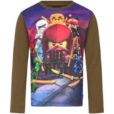 Lego Lwtaffy 613 - T-Shirt L/S 152 Khaki 152 Lego Lwtaffy 613 - T-Shirt L/S 152 Khaki 152