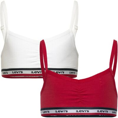 Levi's ® Sportswear Bra 2-Pack 140/152 Patterned 140/152 Levi's ® Sportswear Bra 2-Pack 140/152 Patterned 140/152