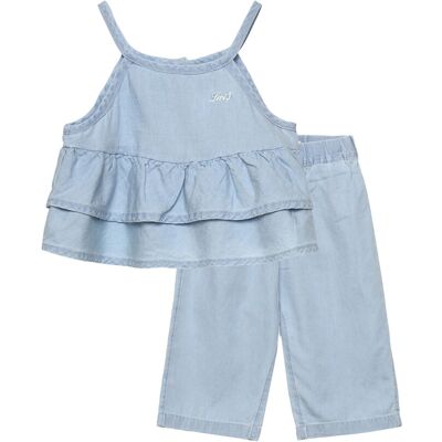 Levi's ® Denim Tiered Tank And Pants 2-Piece Set 68 Blue 68 Levi's ® Denim Tiered Tank And Pants 2-Piece Set 68 Blue 68