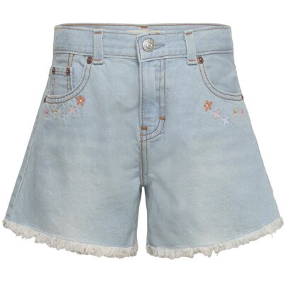 Levi's ® Crochet Applique A-Line Shorts 116 Blue 116 Levi's ® Crochet Applique A-Line Shorts 116 Blue 116