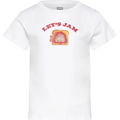 Levi's ® Ribbed Jam Tee 128 White 128 Levi's ® Ribbed Jam Tee 128 White 128