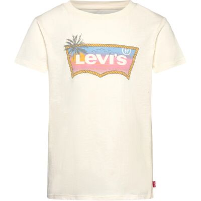 Levi's Lvg Ombre Batwing Ss Tee 116 Cream 116 Levi's Lvg Ombre Batwing Ss Tee 116 Cream 116