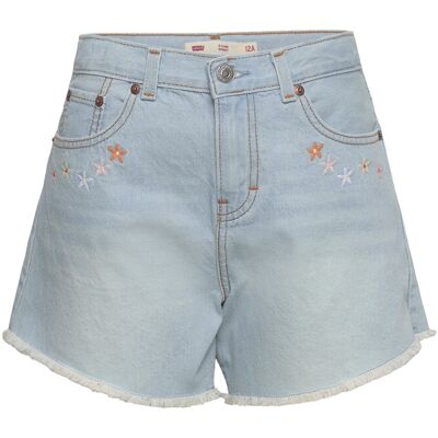 Levi's ® Crochet Applique A-Line Shorts 176 Blue 176 Levi's ® Crochet Applique A-Line Shorts 176 Blue 176