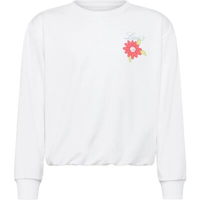 Levi's ® Bubble Hem Long Sleeve Top 158 White 158 Levi's ® Bubble Hem Long Sleeve Top 158 White 158