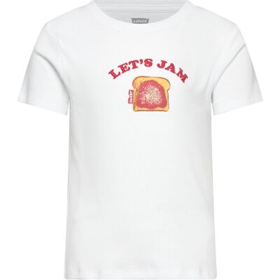 Levi's ® Ribbed Jam Tee 158 White 158 Levi's ® Ribbed Jam Tee 158 White 158