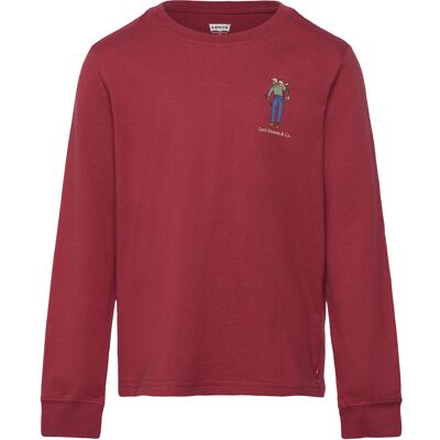 Levi's ® Saddle Man Long Sleeve Tee 176 Red 176 Levi's ® Saddle Man Long Sleeve Tee 176 Red 176