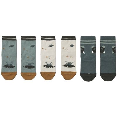 Liewood Silas Cotton Socks 3-Pack 17-18 Green 17-18 Liewood Silas Cotton Socks 3-Pack 17-18 Green 17-18