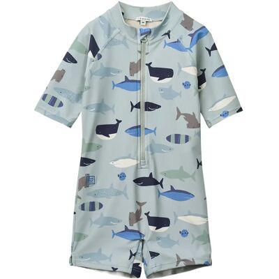 Liewood Max Printed Shortsleeve Swim Jumpsuit 62 Blue 62 Liewood Max Printed Shortsleeve Swim Jumpsuit 62 Blue 62