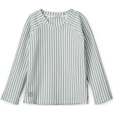Liewood Noah Seersucker Swim Tee 56 Green 56 Liewood Noah Seersucker Swim Tee 56 Green 56