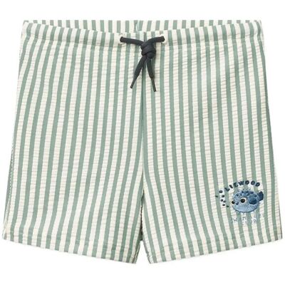 Liewood Otto Seersucker Swim Pants 86 Green 86 Liewood Otto Seersucker Swim Pants 86 Green 86
