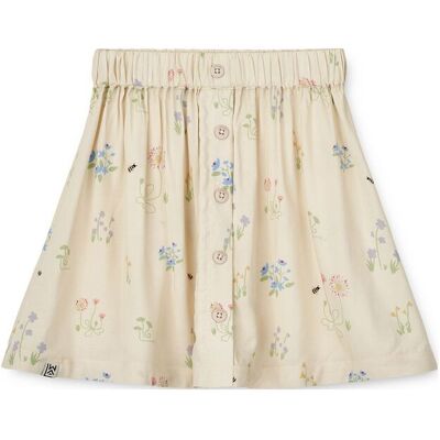Liewood Rosita Printed Long Skirt 98 Cream 98 Liewood Rosita Printed Long Skirt 98 Cream 98
