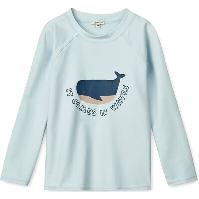 Liewood Noah Placement Longsleeve Swim Tee 62 Blue 62 Liewood Noah Placement Longsleeve Swim Tee 62 Blue 62
