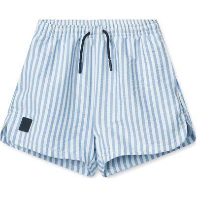 Liewood Aiden Seersucker Board Shorts 134 Blue 134 Liewood Aiden Seersucker Board Shorts 134 Blue 134